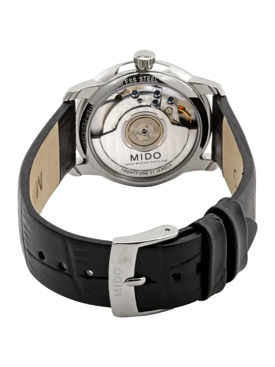 Женские часы Mido Baroncelli Heritage Automatic M027.207.16.106.00 — изображение 3 из 3, оттенок серебряный