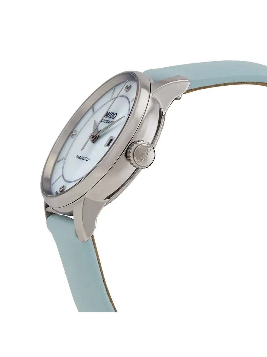 Часы Mido Baroncelli Signature Lady Colours Automatic с перламутровым циферблатом M0372071610600 — изображение 2 из 4