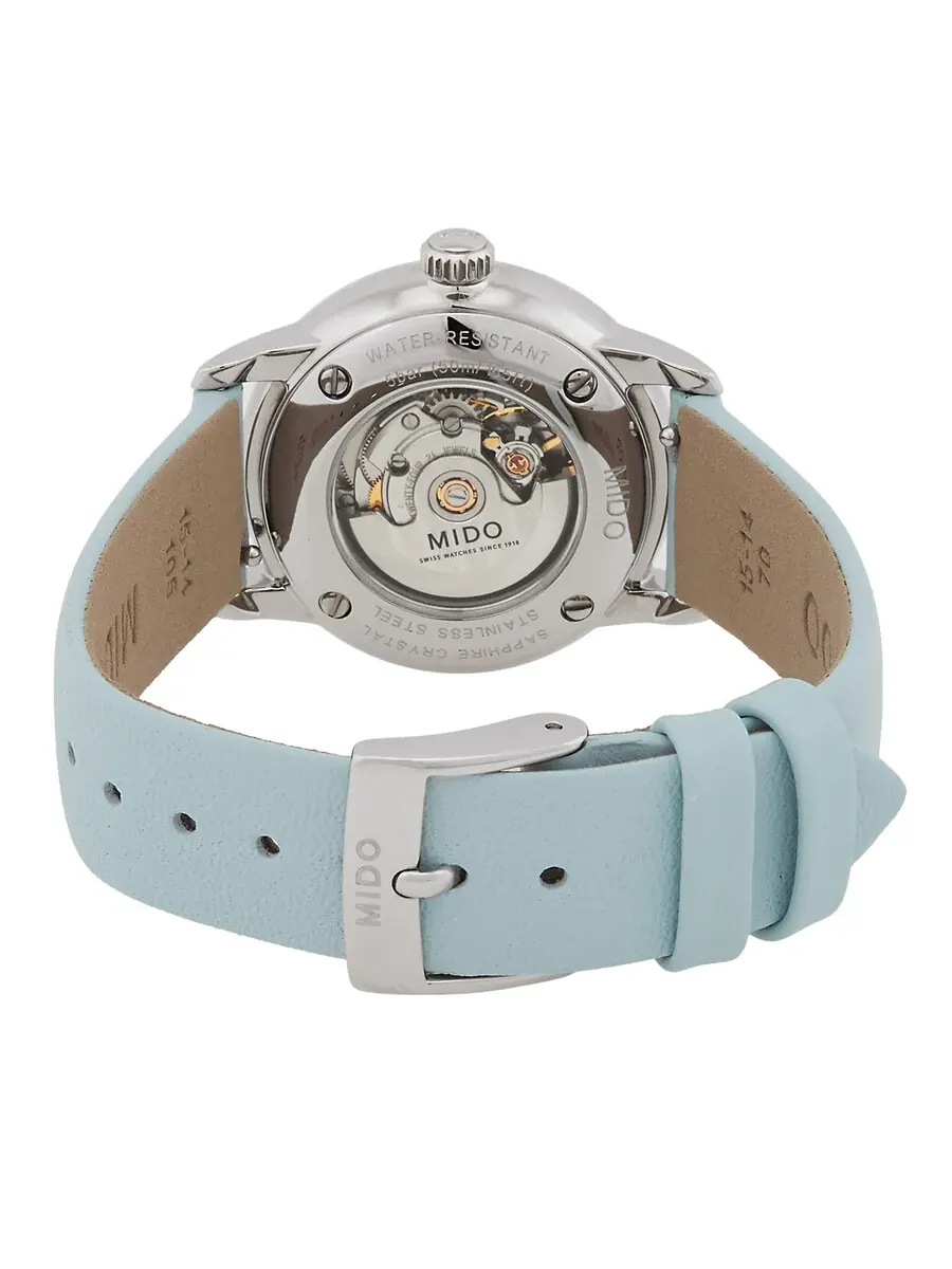 Часы Mido Baroncelli Signature Lady Colours Automatic с перламутровым циферблатом M0372071610600 — изображение 3 из 4