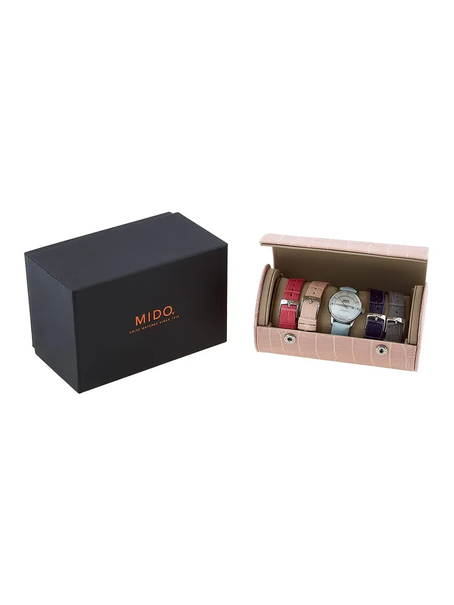 Часы Mido Baroncelli Signature Lady Colours Automatic с перламутровым циферблатом M0372071610600 — изображение 4 из 4