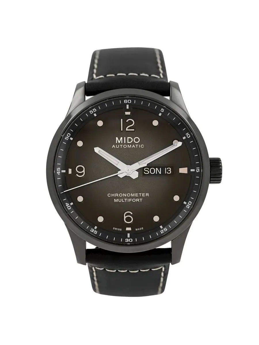 Женские часы Mido Multifort Automatic с черным циферблатом M038.431.36.057.00