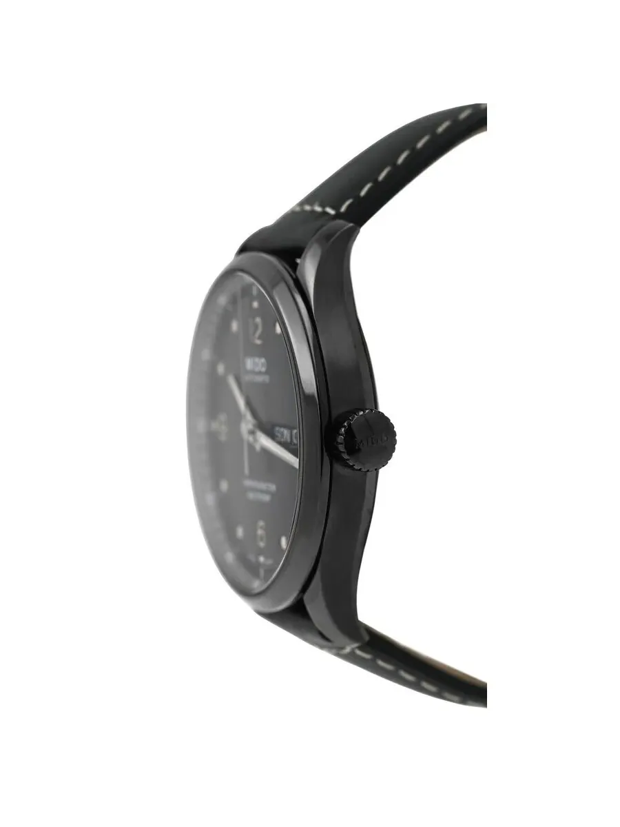 Женские часы Mido Multifort Automatic с черным циферблатом M038.431.36.057.00 — изображение 2 из 7, оттенок черный