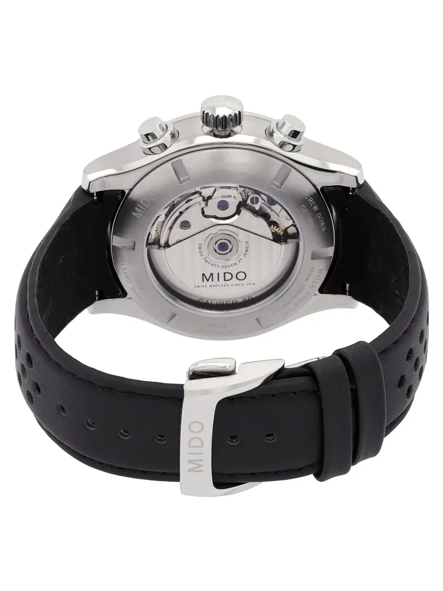 Мужские часы Mido Multifort Chronograph Automatic M025.627.16.061.00 — изображение 3 из 3, оттенок серебряный