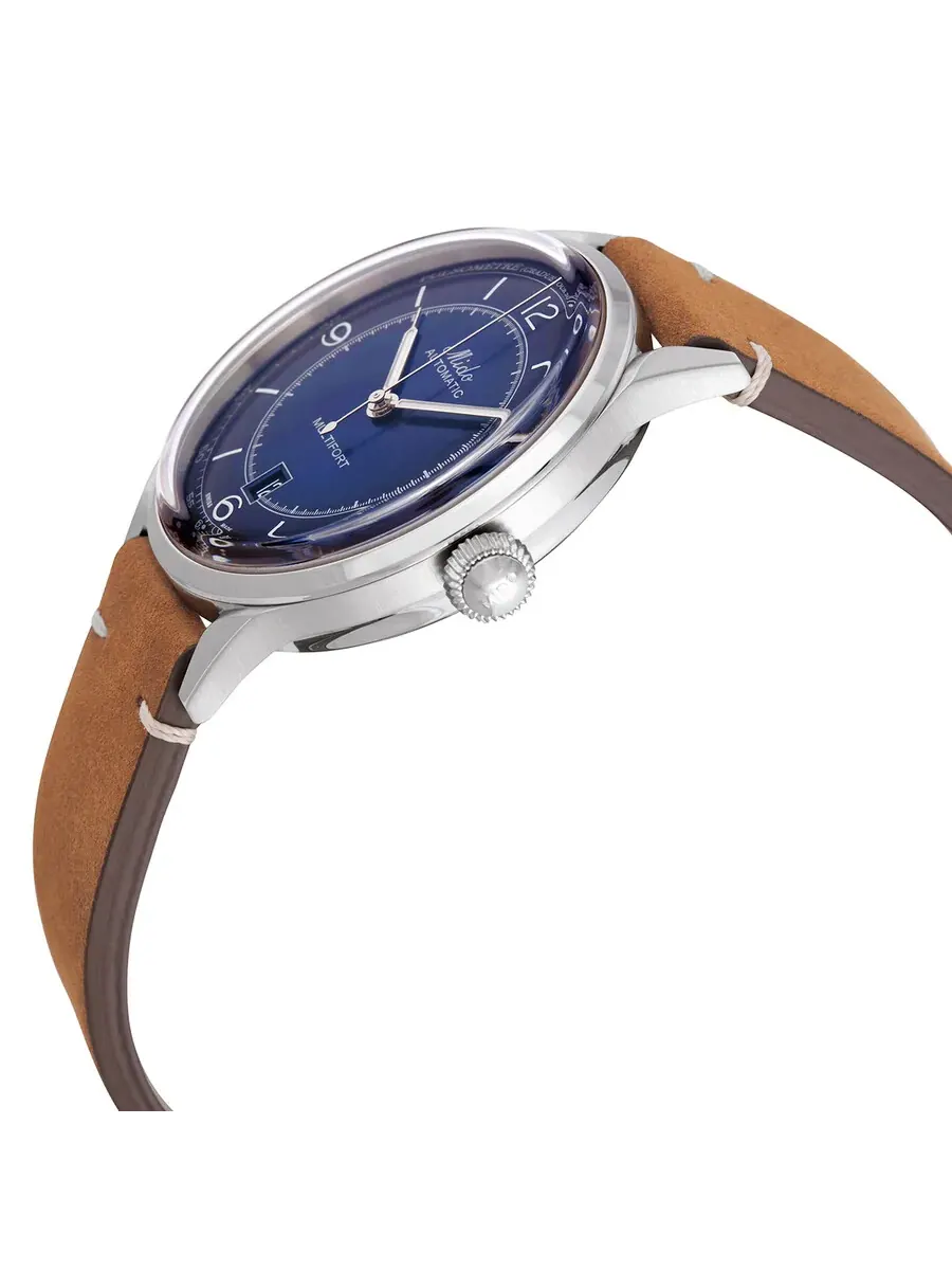 Мужские часы Mido Multifort Patrimony Automatic с синим циферблатом M040.407.16.040.00 — изображение 2 из 3