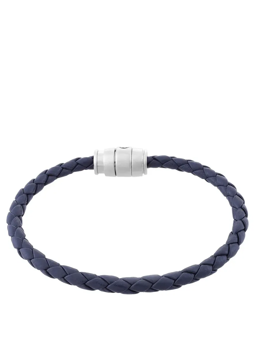 Браслет Montblanc из синей плетеной кожи — изображение 3 из 4, оттенок синий
