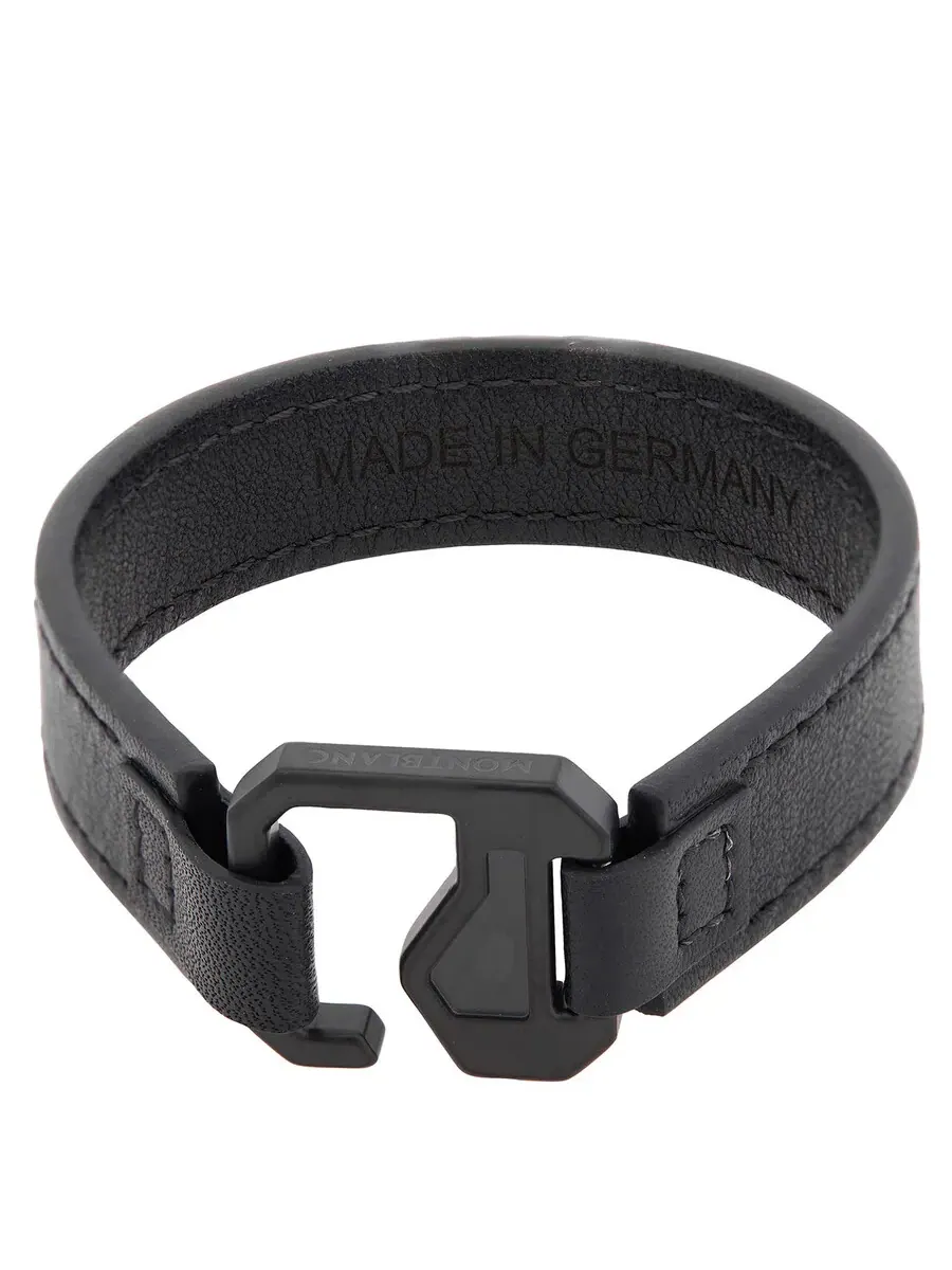 Браслет Montblanc Extreme из черной кожи, размер 60