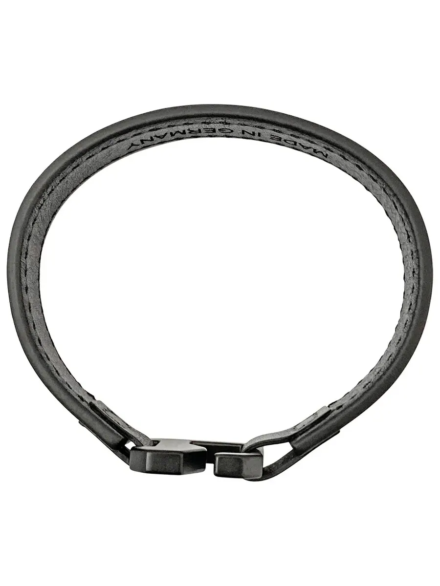 Браслет Montblanc Extreme из черной кожи, размер 63 — изображение 3 из 3, оттенок черный