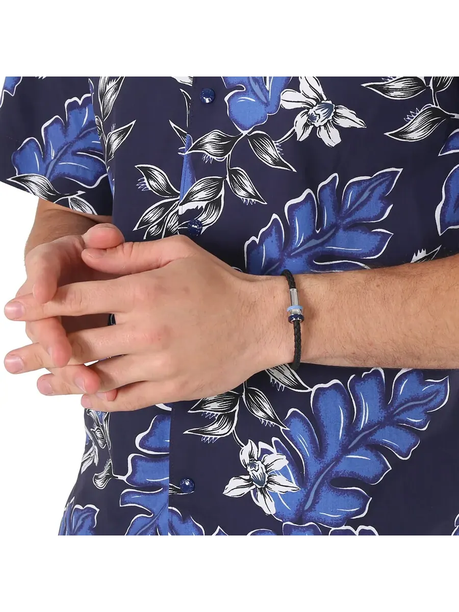 Браслет Montblanc для мужчин 1858 Ice Sea Blue, размер 63 — изображение 2 из 5, оттенок черный
