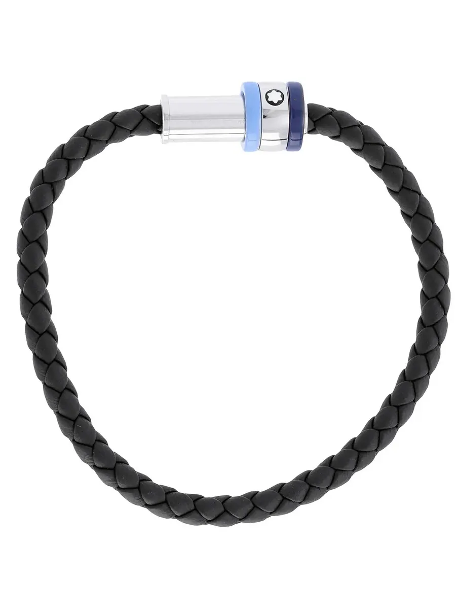 Браслет Montblanc для мужчин 1858 Ice Sea Blue, размер 63 — изображение 4 из 5, оттенок черный