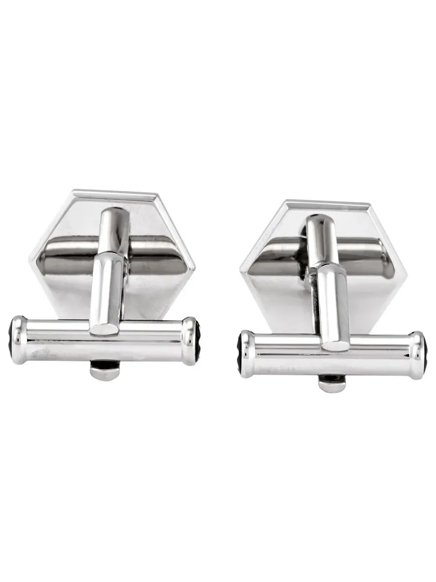 Запонки Montblanc Sartorial — изображение 3 из 3, оттенок серебряный