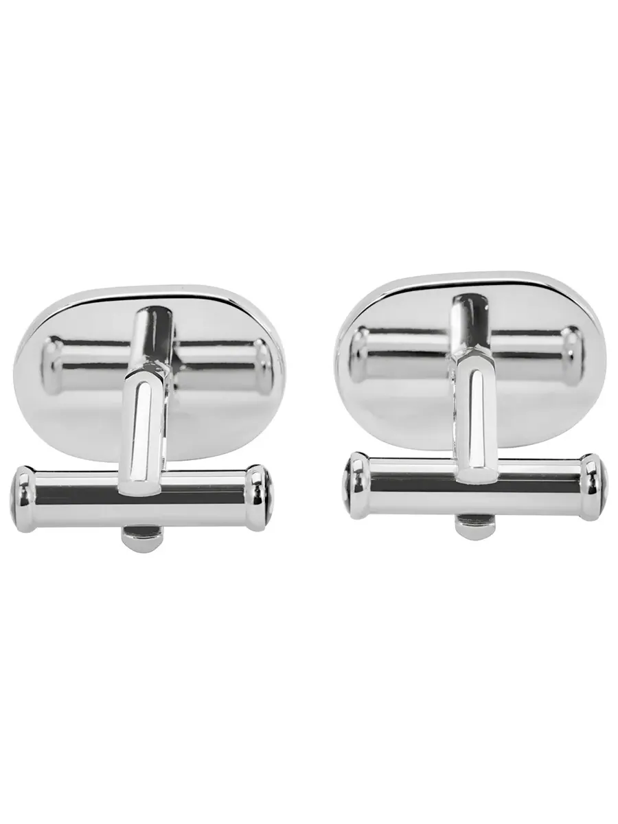 Запонки Montblanc Sartorial Steel — изображение 3 из 3, оттенок серебряный