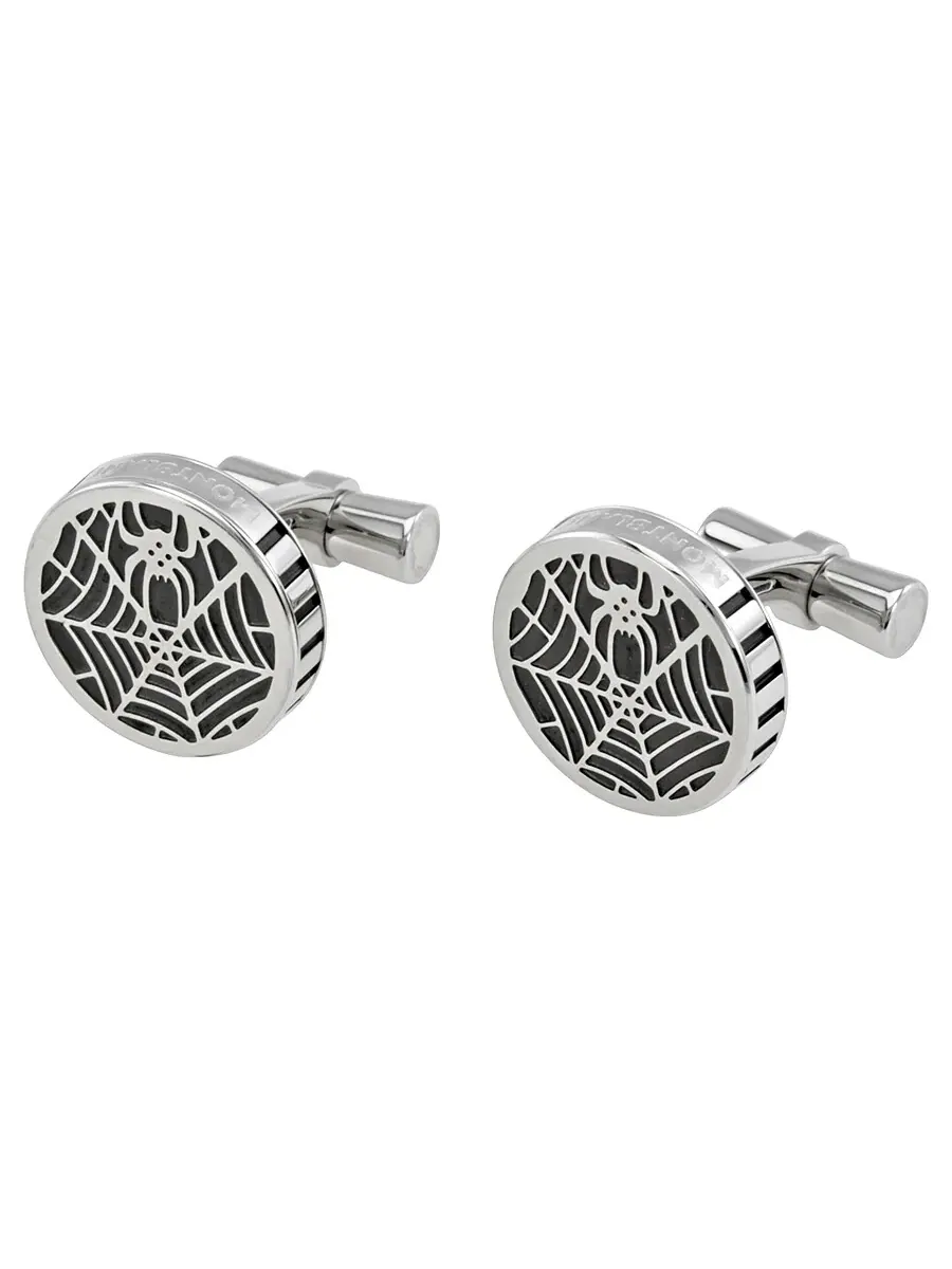Запонки Montblanc Spider из нержавеющей стали 114708