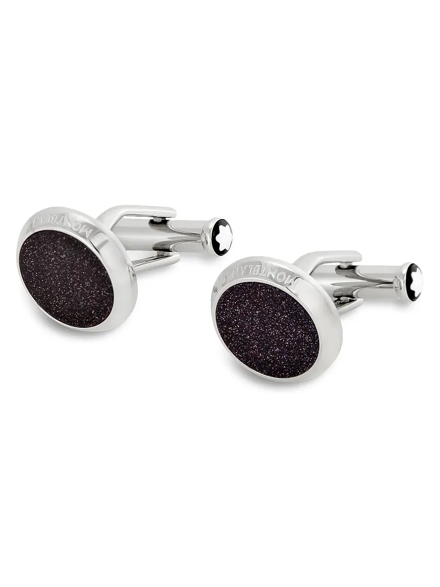 Запонки Montblanc из нержавеющей стали 112906