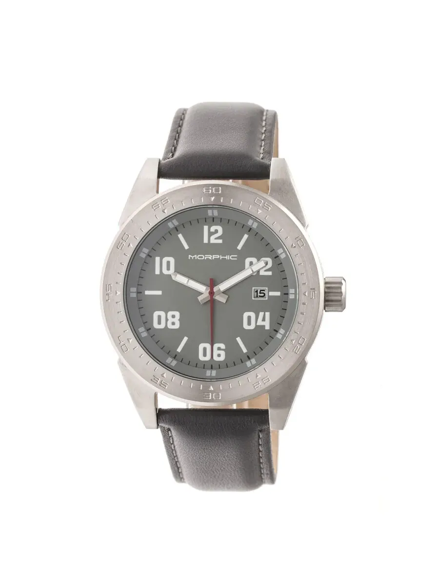 Мужские часы Morphic M63 серии с серебряным циферблатом 6303
