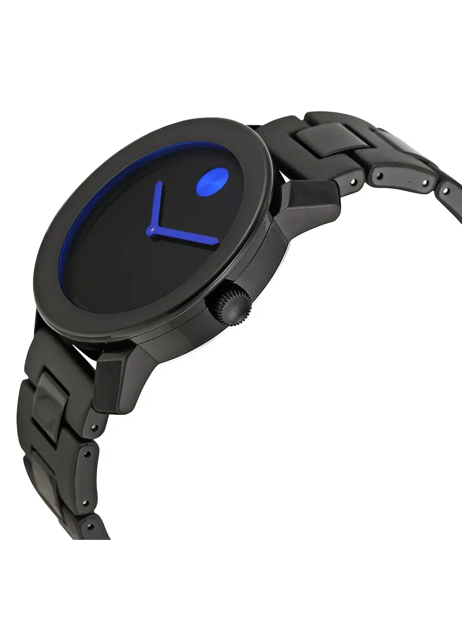 Мужские часы Movado Bold 42 мм с черным циферблатом, корпус из полиуретана TR90, артикул 3600099 — изображение 2 из 4