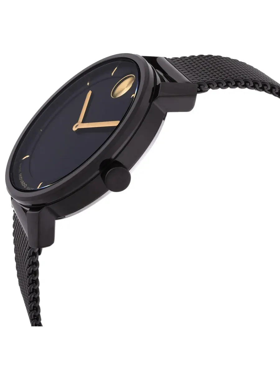 Женские часы Movado Bold Access с кварцевым механизмом и черным циферблатом 3600923 — изображение 2 из 3, оттенок черный