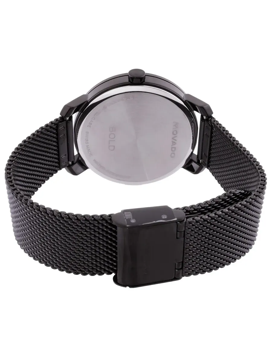Женские часы Movado Bold Access с кварцевым механизмом и черным циферблатом 3600923 — изображение 3 из 3, оттенок черный