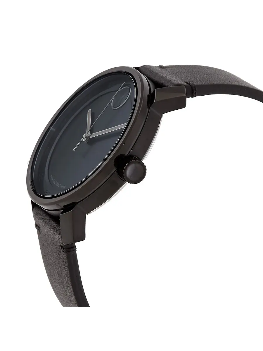 Мужские часы Movado Bold Access с кварцевым механизмом и черным циферблатом 3600918 — изображение 2 из 3, оттенок черный