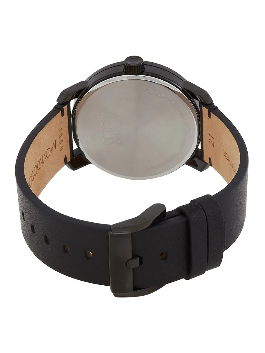 Мужские часы Movado Bold Access с кварцевым механизмом и черным циферблатом 3600918 — изображение 3 из 3, оттенок черный