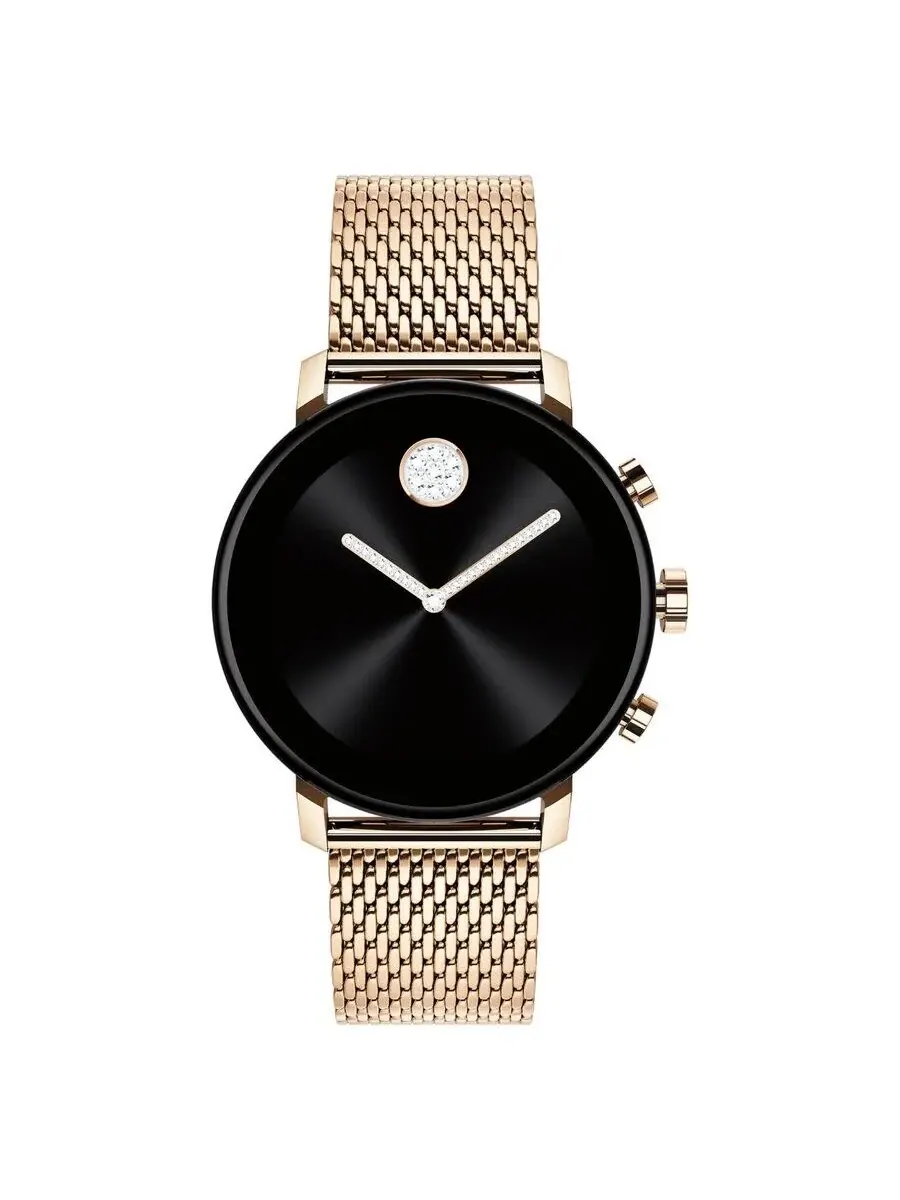 Унисекс-часы Movado Bold с черным циферблатом 3660027 — черный