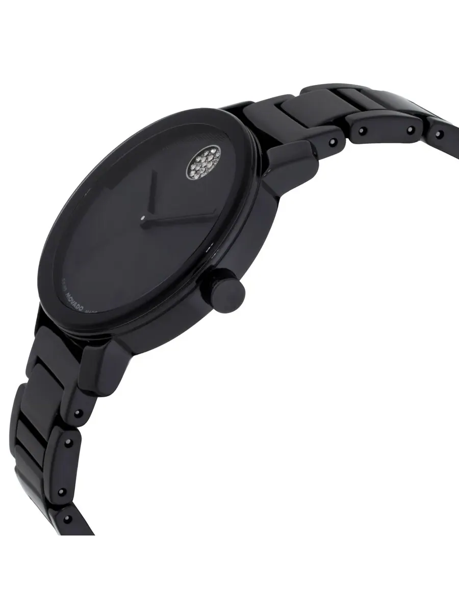 Женские часы Movado BOLD Evolution 2.0 с кварцевым механизмом и черным циферблатом 3601235 — изображение 2 из 3