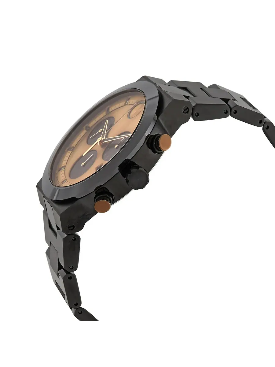 Мужские часы Movado Bold Fusion Chronograph Quartz с бронзовым циферблатом 3600897 — изображение 2 из 3, оттенок черный