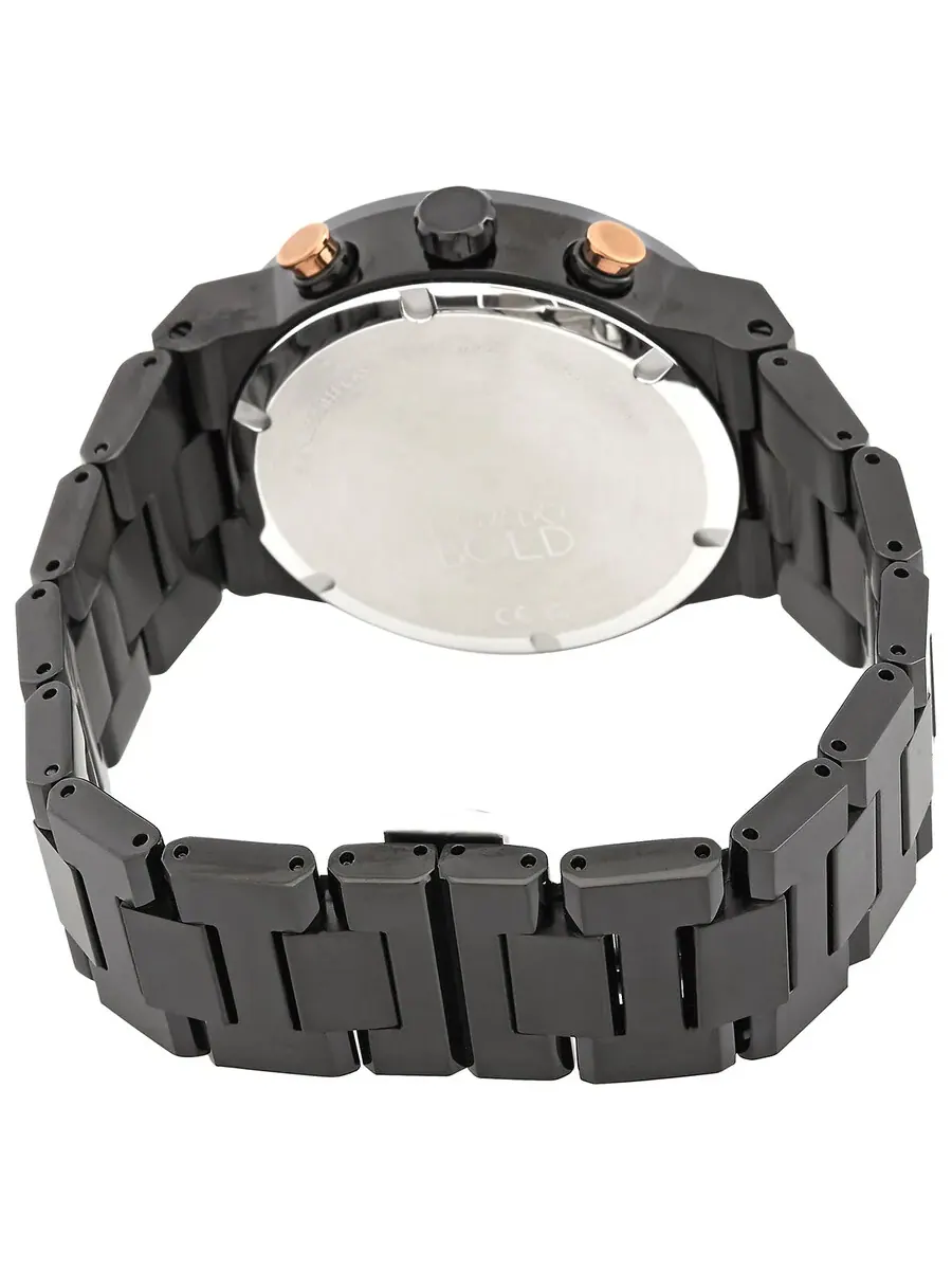 Мужские часы Movado Bold Fusion Chronograph Quartz с бронзовым циферблатом 3600897 — изображение 3 из 3, оттенок черный