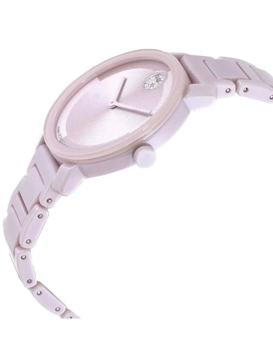 Женские часы Movado BOLD Evolution 2.0 с кварцевым механизмом и розовым циферблатом 3601234 — изображение 2 из 3