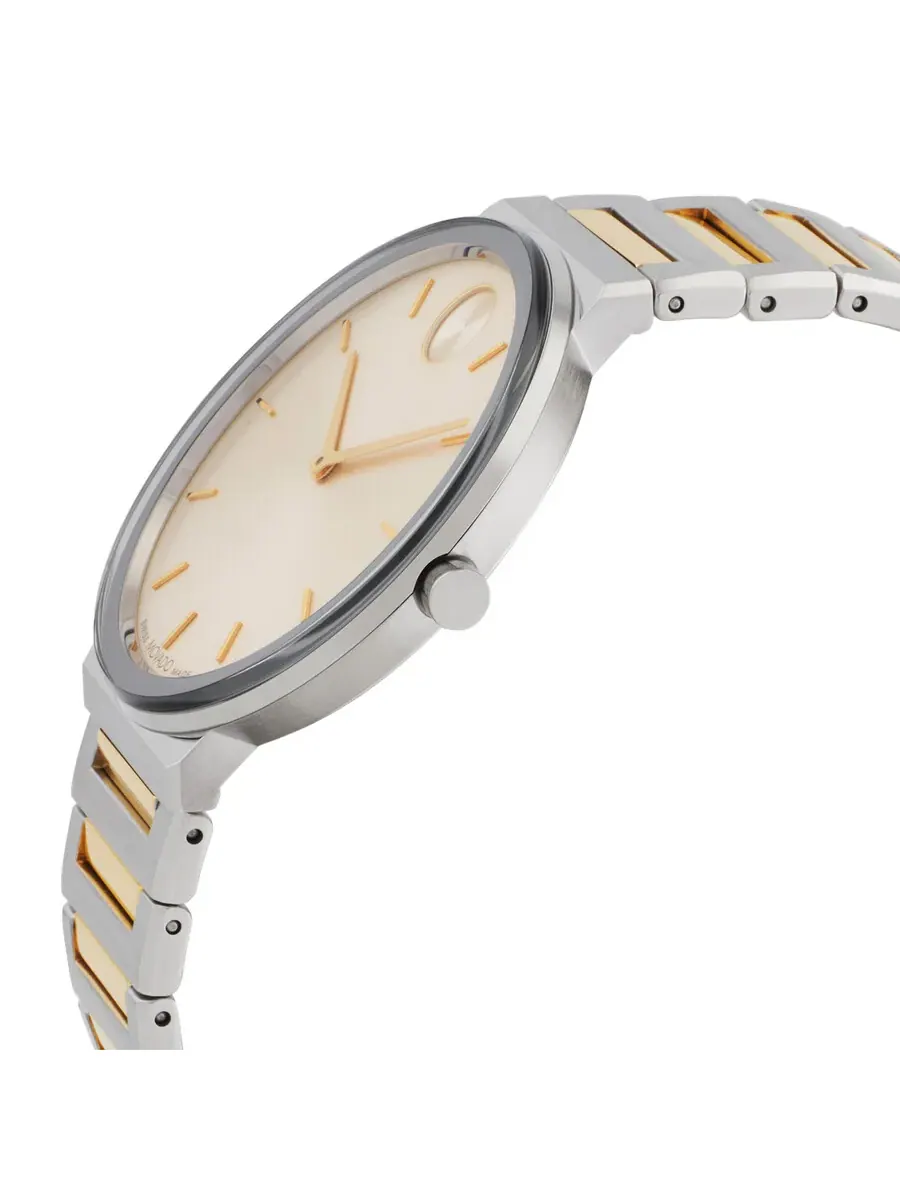 Часы Movado Bold Horizon с кварцевым механизмом, тауповый циферблат, унисекс 3601075 — изображение 2 из 3, оттенок серебряный