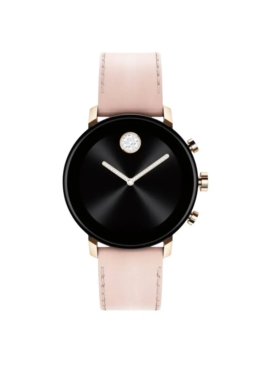 Женские часы Movado Connect с черным циферблатом 3660023