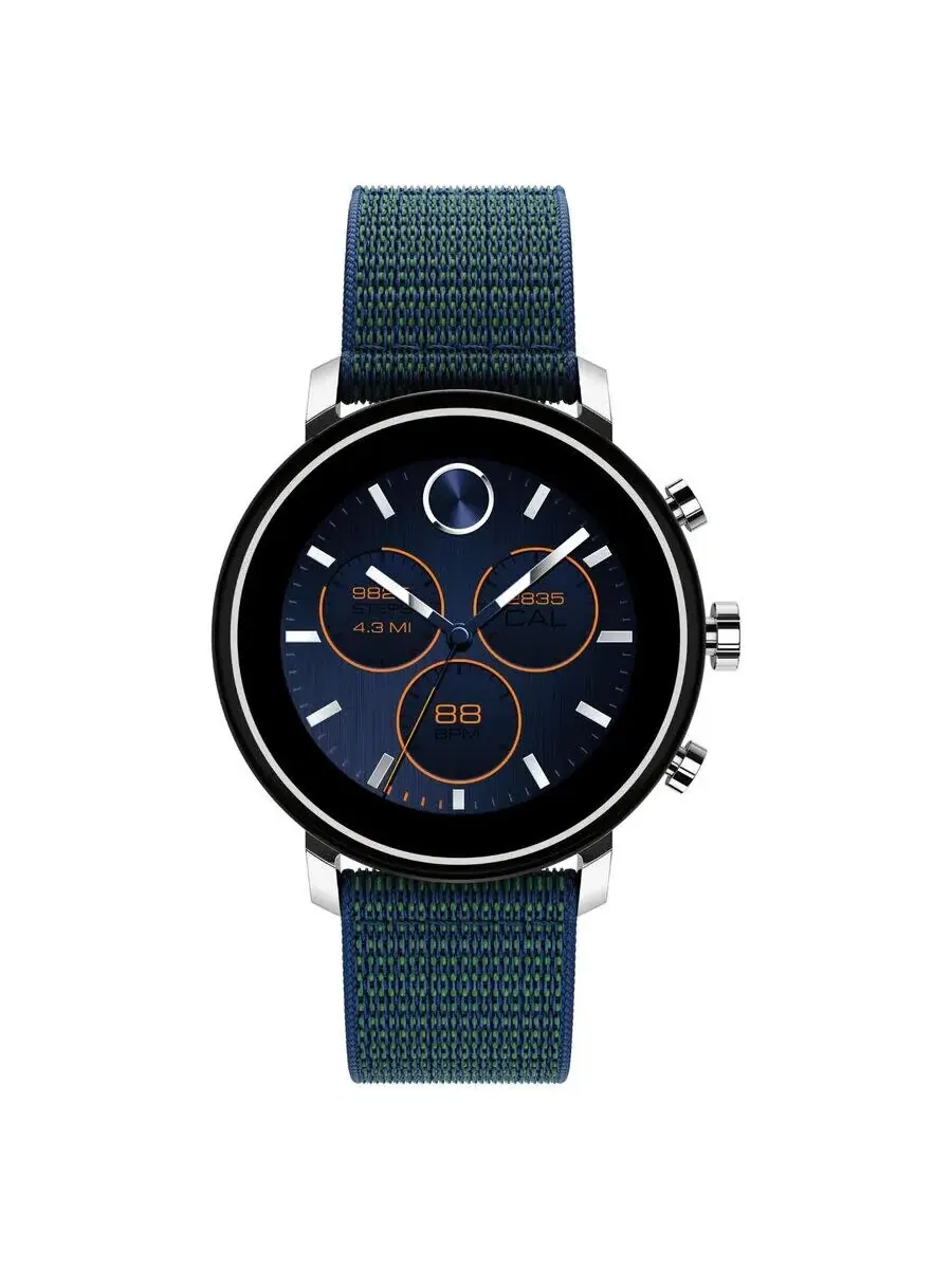 Унисекс-часы Movado Connect с черным циферблатом 3660030