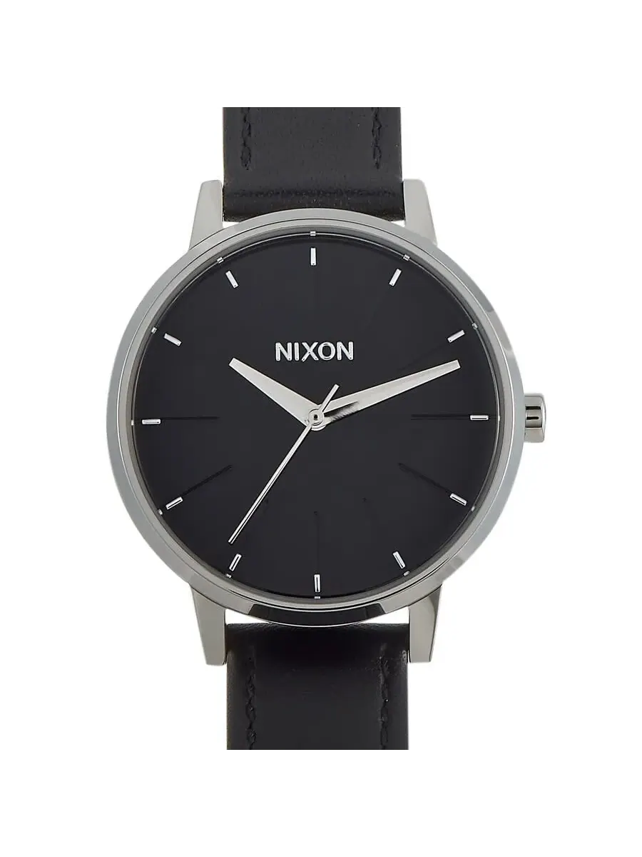 Женские часы Nixon Kensington с кварцевым механизмом и черным циферблатом A108-000-00