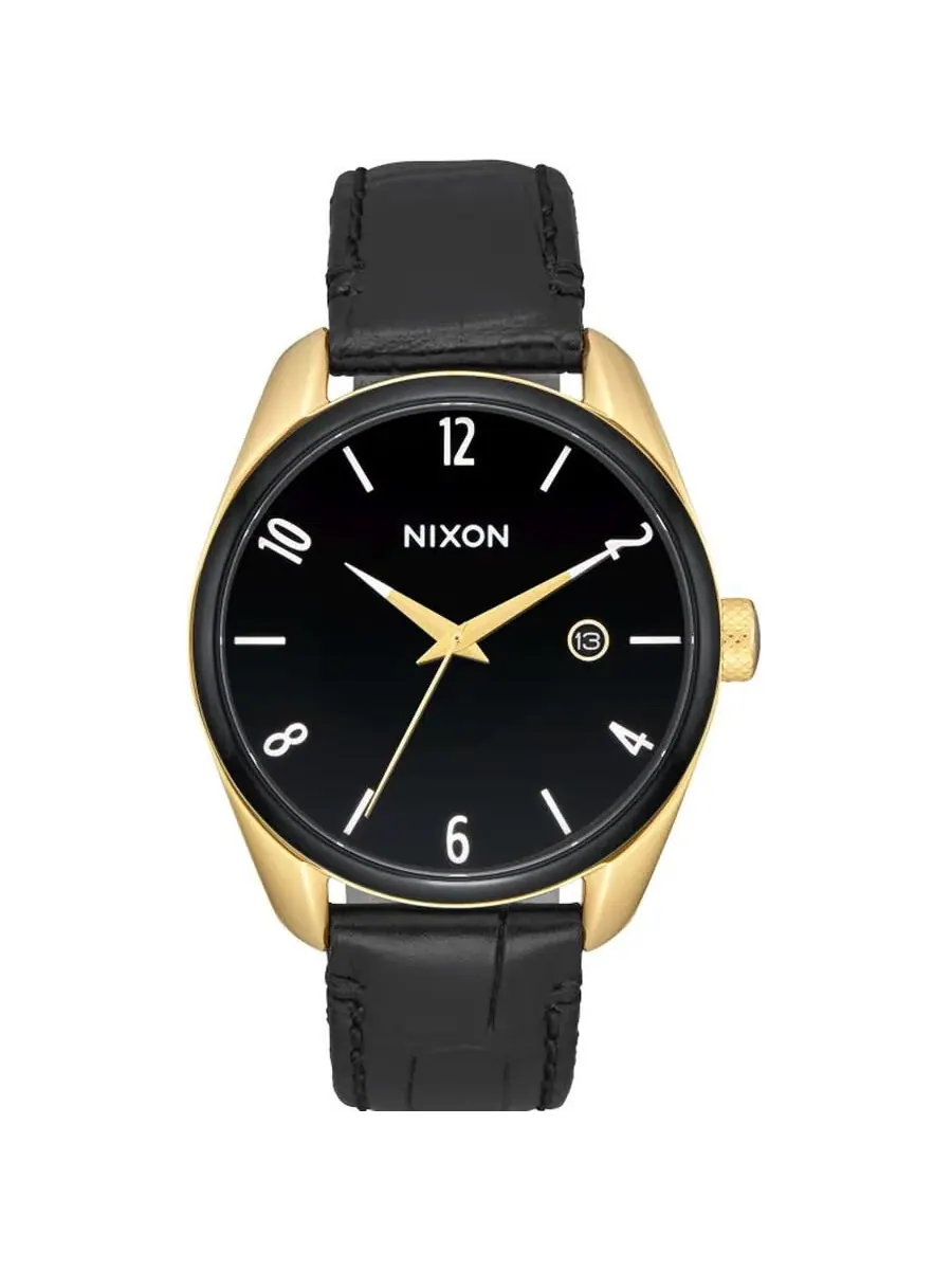 Женские часы Nixon Bullet с черным кварцевым циферблатом A473-2226