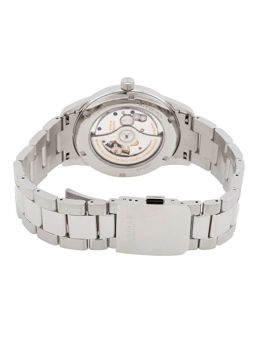 Часы унисекс Nomos Club Sport Neomatik 39 Automatic с бежево-золотым циферблатом 762 — изображение 3 из 3, оттенок серебряный
