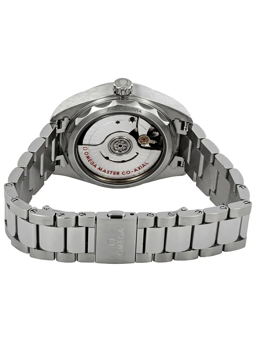 Женские часы Omega Seamaster Aqua Terra Automatic с коричневым циферблатом и бриллиантами 220.10.34.20.63.001