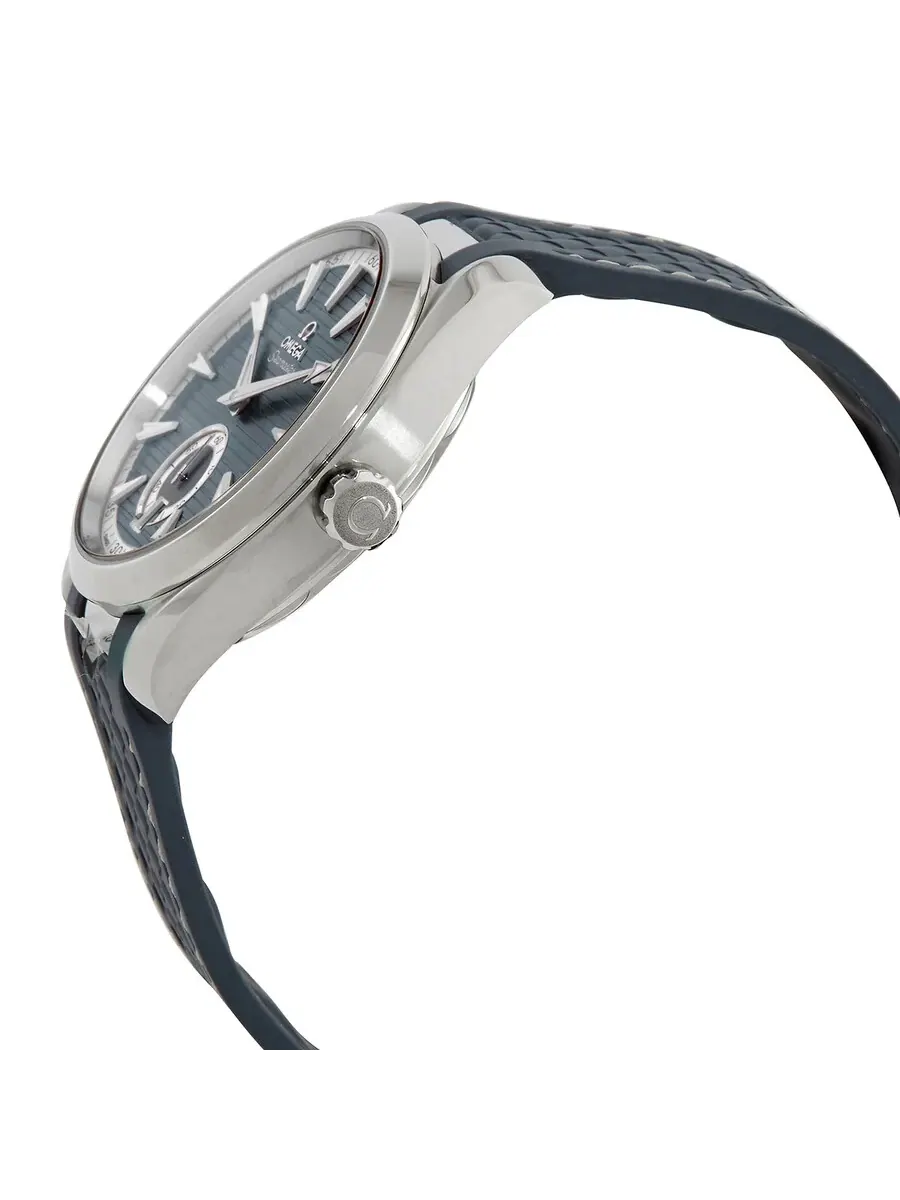 Мужские автоматические часы Omega Aqua Terra с синим циферблатом 220.12.41.21.03.005 — изображение 2 из 3, оттенок серебряный