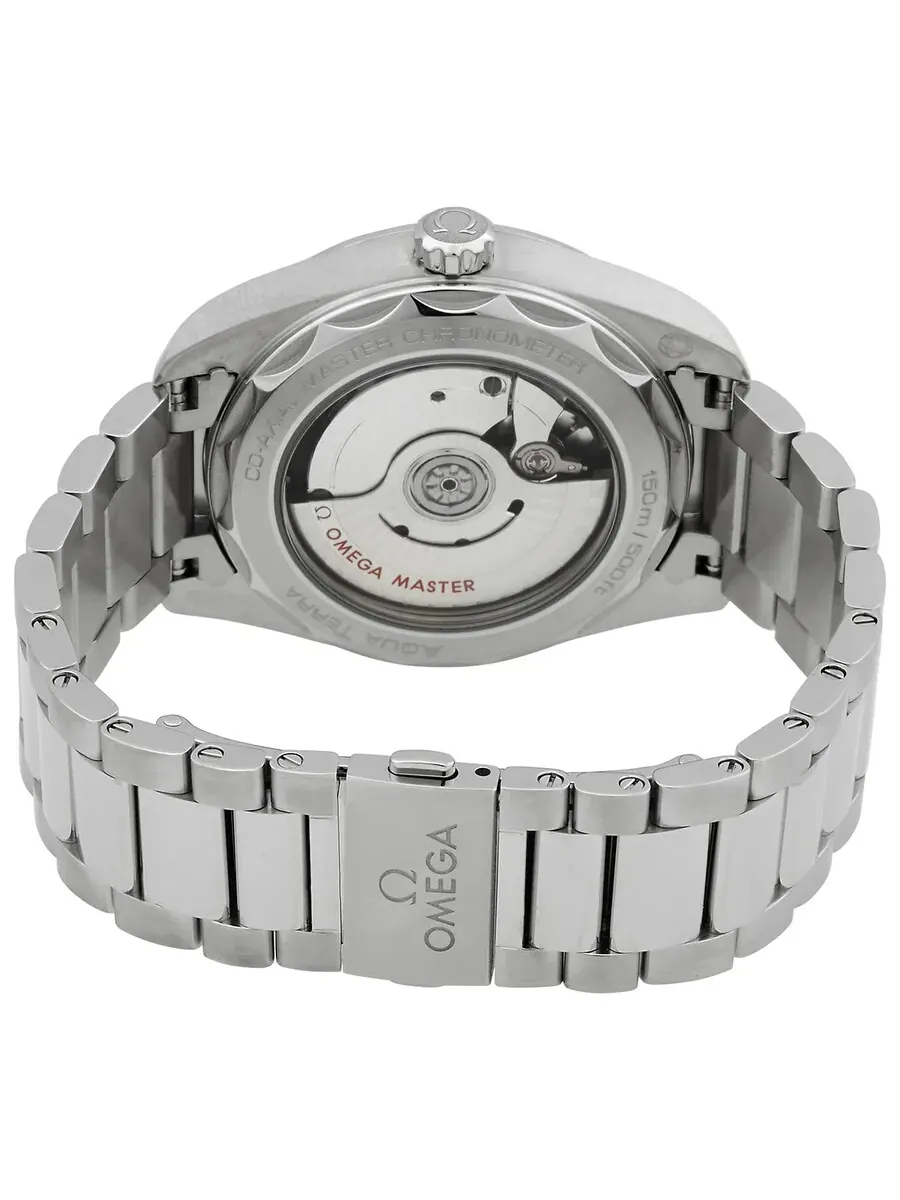 Мужские часы Omega Aqua Terra с зеленым циферблатом 220.10.38.20.10.001 — изображение 3 из 4, оттенок серебряный