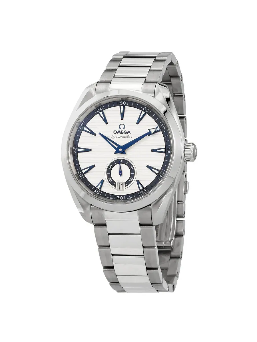 Мужские часы Omega Aqua Terra с серебристым циферблатом 220.10.41.21.02.004 — серебристый