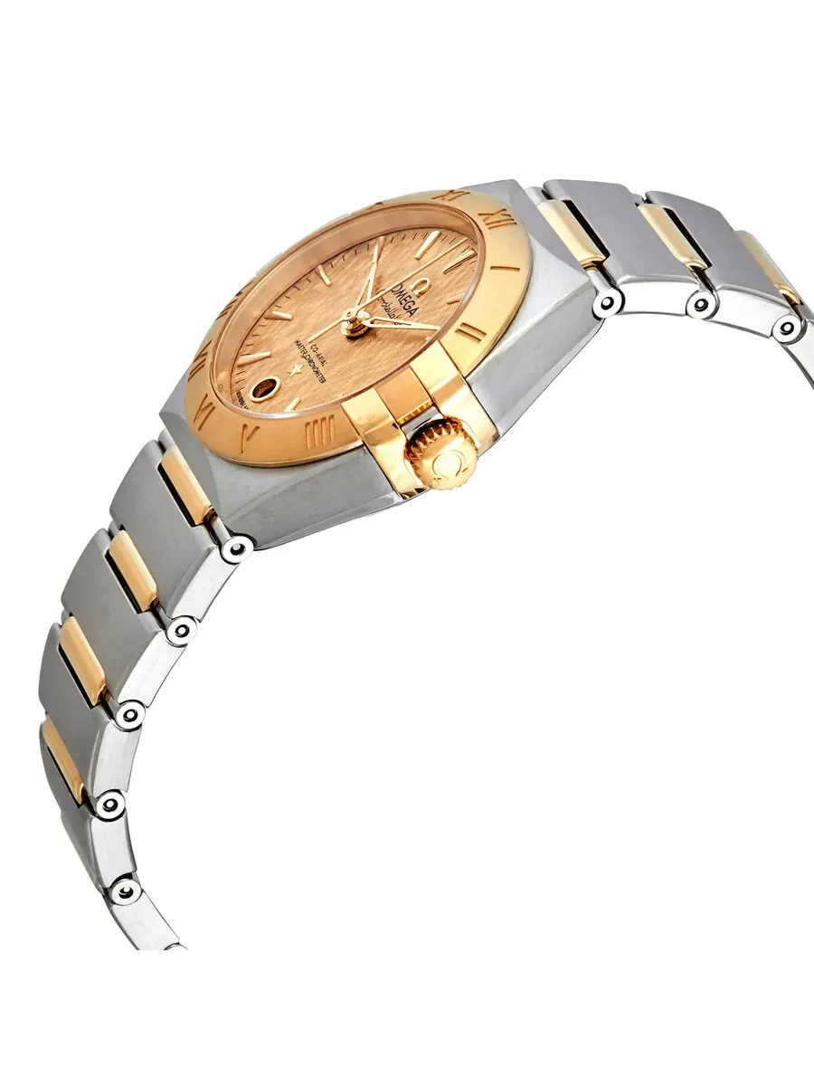 Женские часы Omega Constellation Automatic с шампаневым циферблатом 131.20.29.20.08.001 — изображение 2 из 3, оттенок шампань