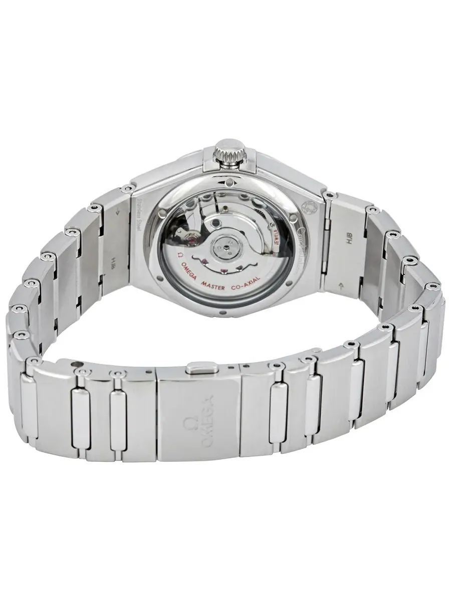 Женские часы Omega Constellation Automatic Chronometer с серым циферблатом и бриллиантами 131.15.29.20.56.001