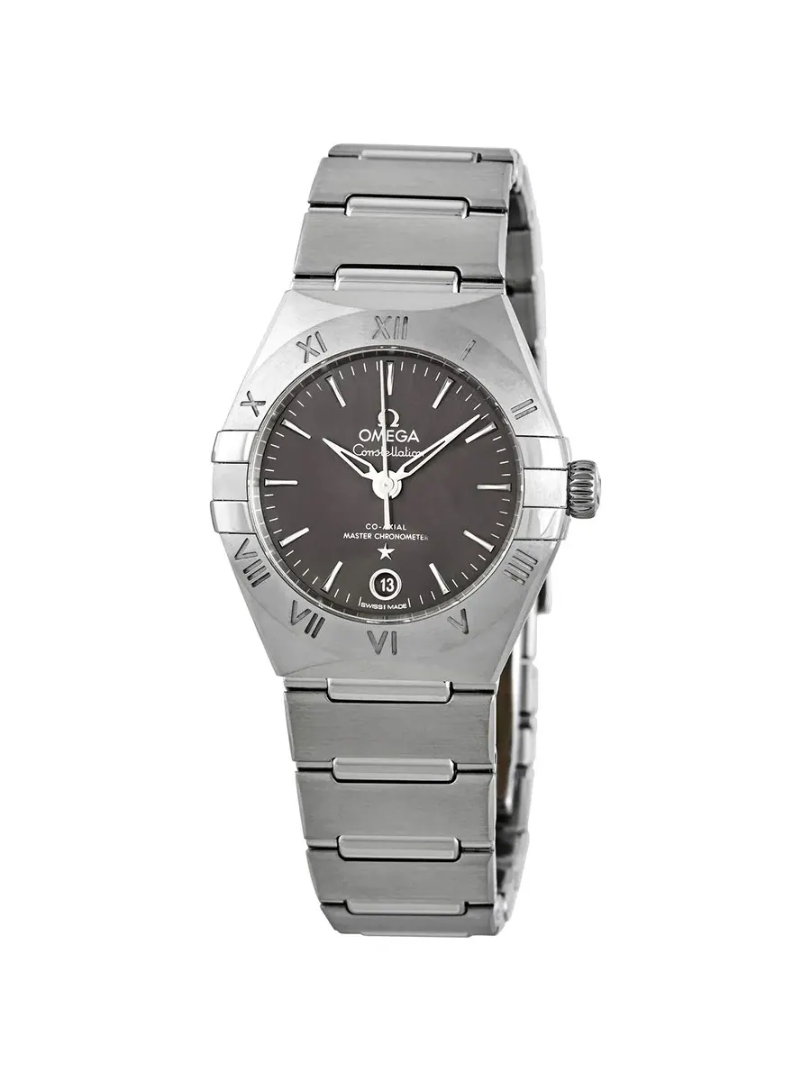 Женские часы Omega Constellation Automatic с серым циферблатом 131.10.29.20.06.001 — серебристый