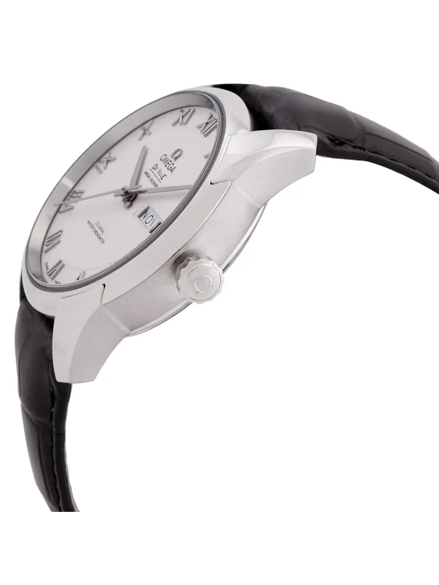 Мужские часы Omega De Ville Automatic с серебристым циферблатом 433.13.41.22.02.001 — изображение 2 из 3, оттенок серебряный