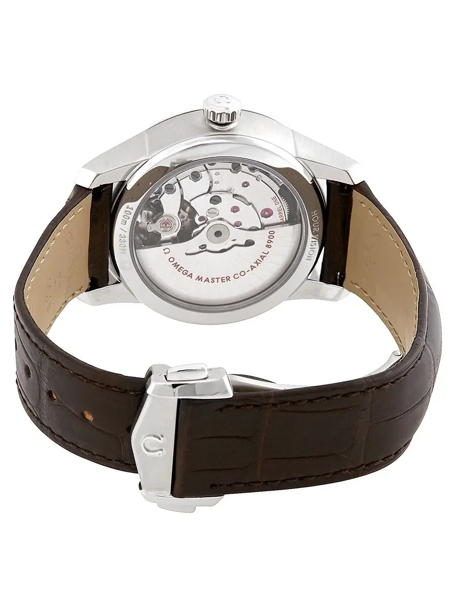 Мужские автоматические часы Omega De Ville Hour Vision с бронзовым циферблатом, модель 433.13.41.21.10.001