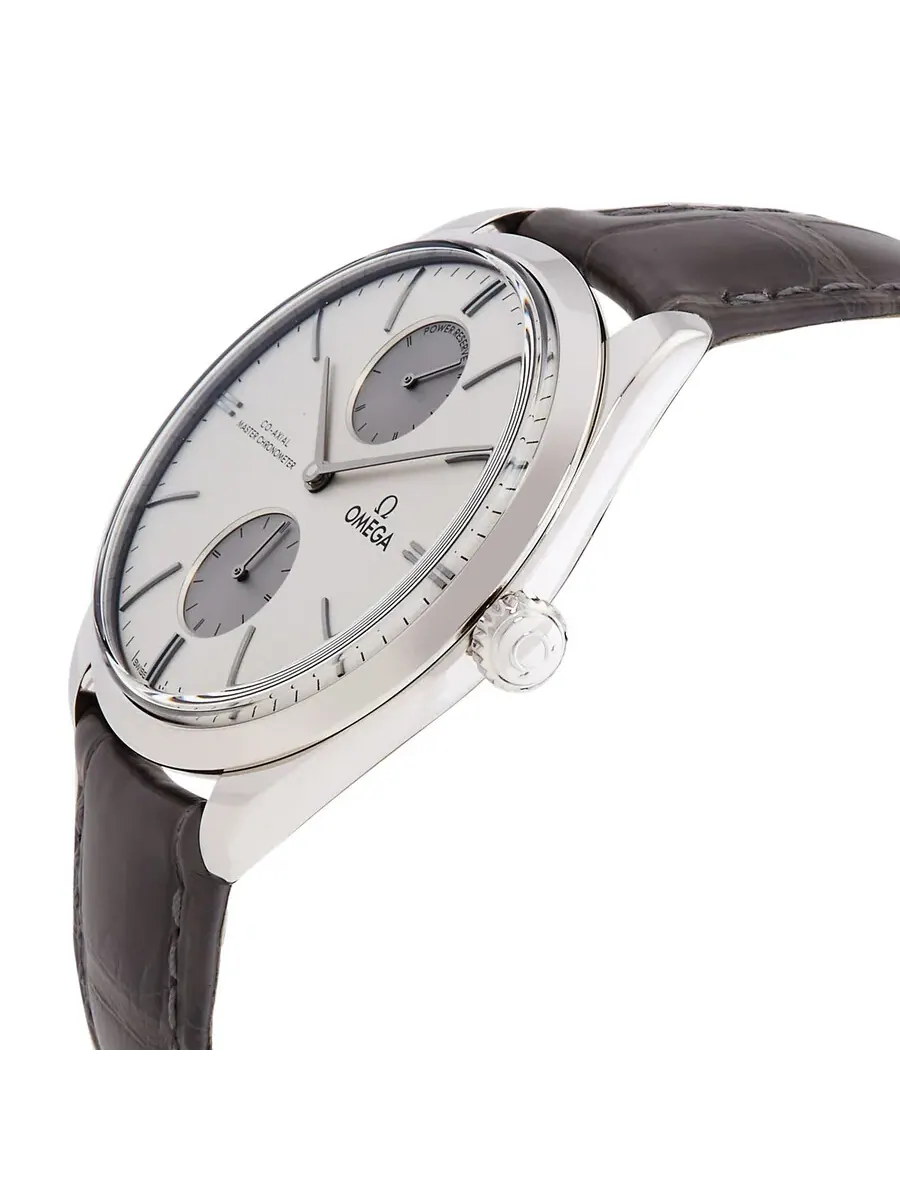 Мужские часы Omega De Ville Tresor Automatic с серебристым циферблатом 435.13.40.22.06.001 — изображение 2 из 3