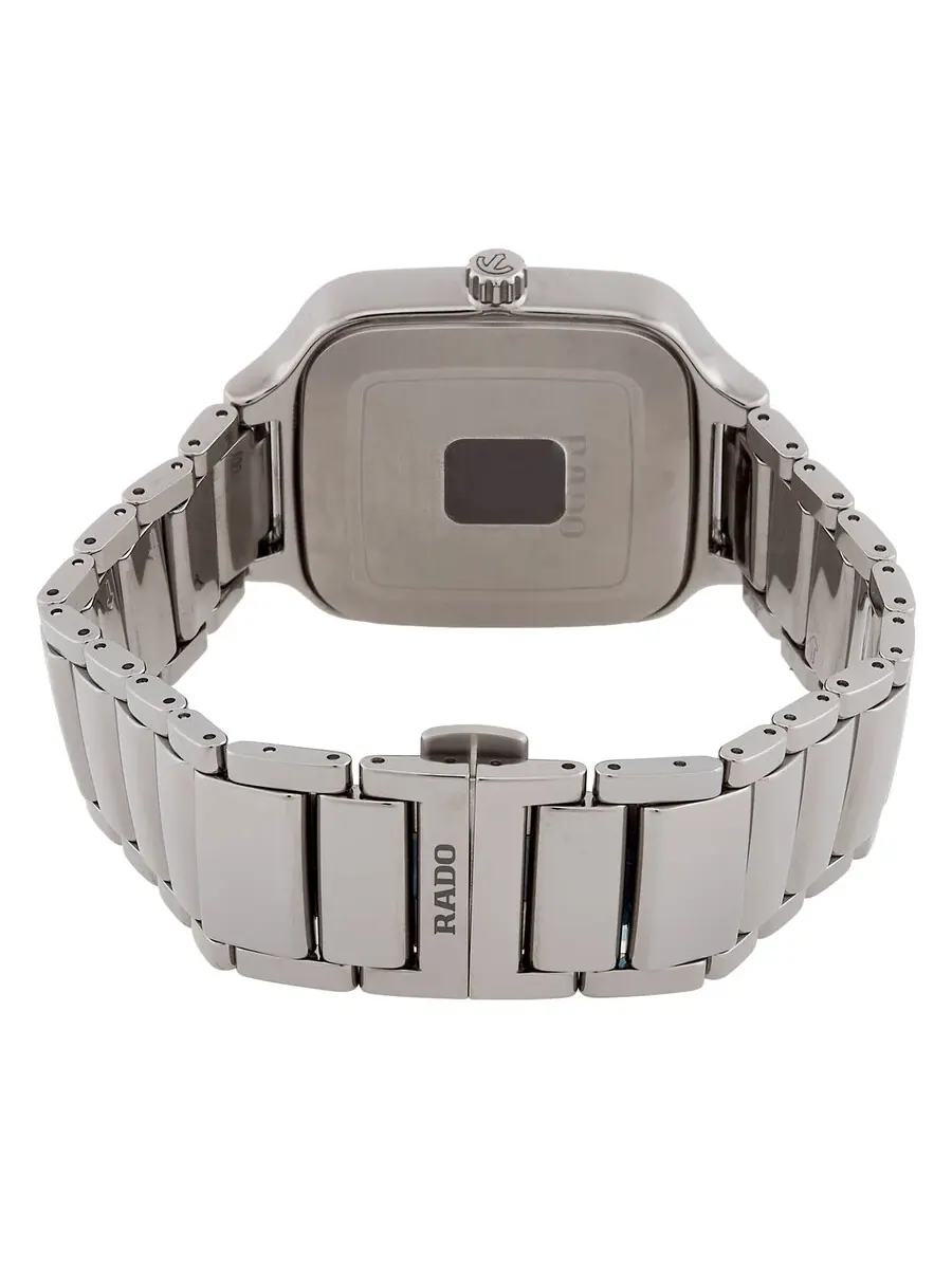 Открытая коробка - Часы Rado True Square Automatic с синим циферблатом унисекс R27077202 — изображение 3 из 3, оттенок серый