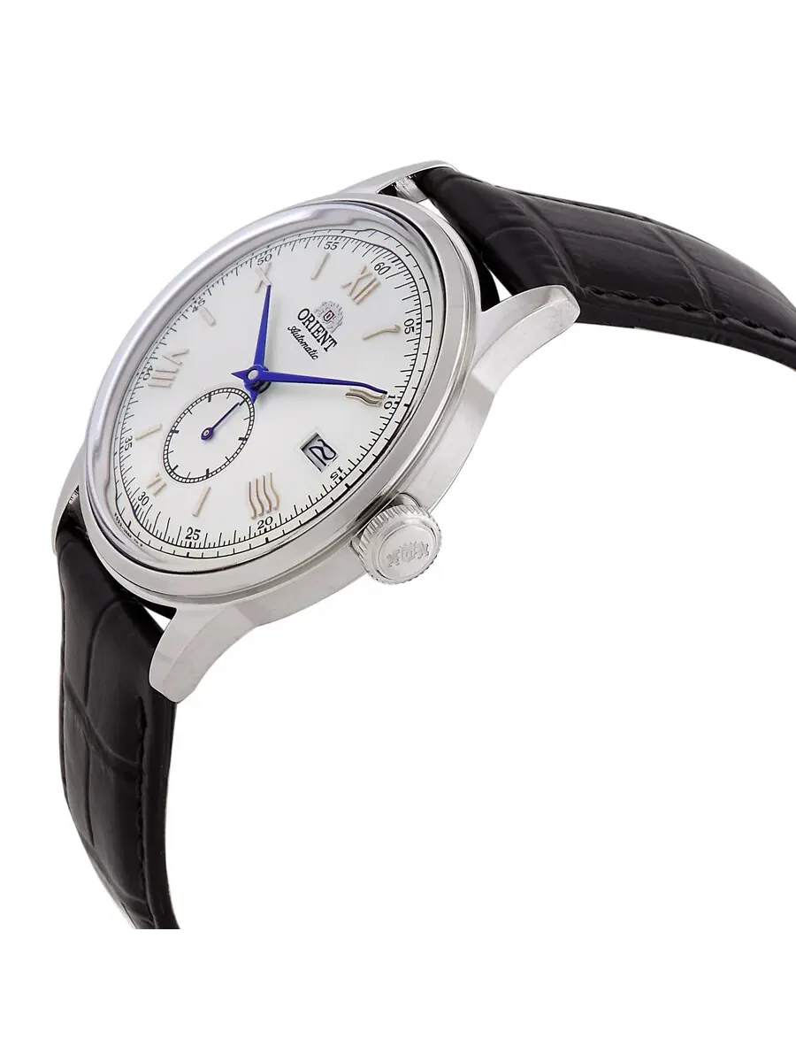 Мужские часы Orient Bambino Automatic с белым циферблатом RA-AP0104S30B — изображение 2 из 3, оттенок серебряный