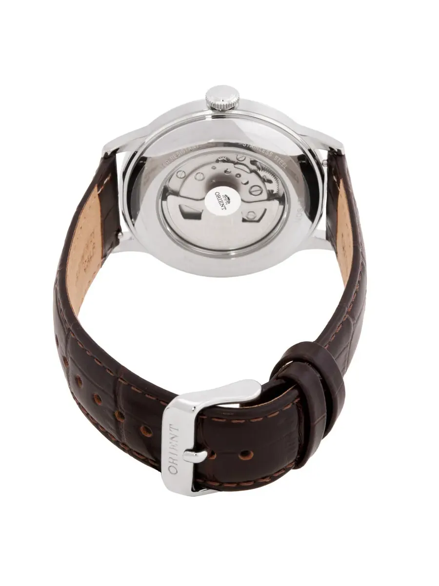 Мужские автоматические часы Orient Bambino версии 2 RA-AC0026R30B — изображение 3 из 3, оттенок серебряный