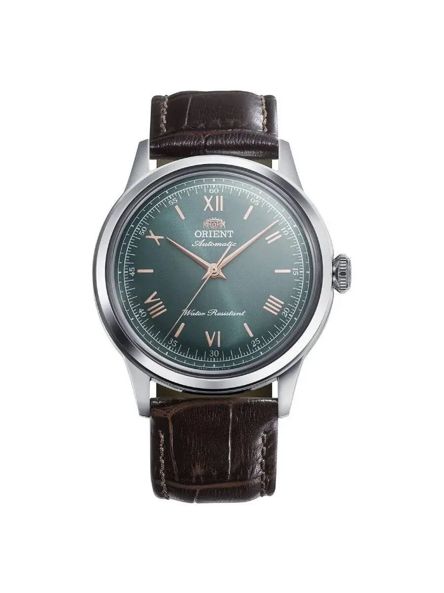 Мужские механические часы Orient Classic с зеленым циферблатом RA-BB0001E30B