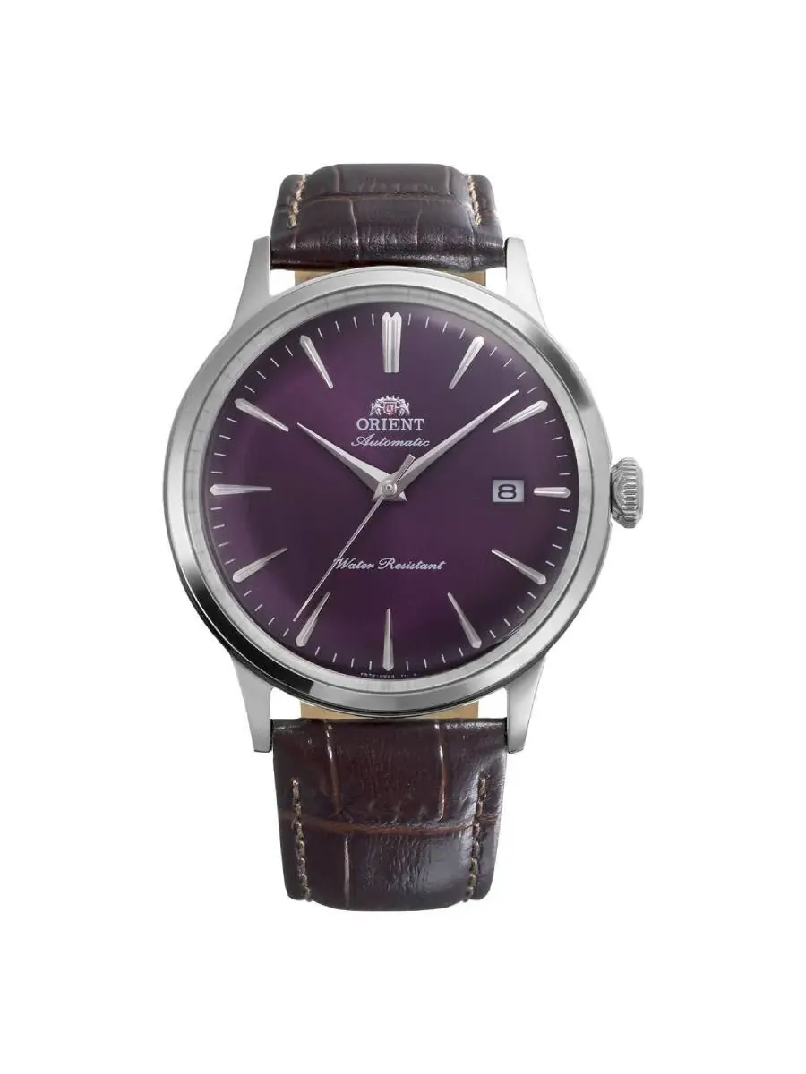 Мужские механические часы Orient Classic с фиолетовым циферблатом RA-AC0032V30B