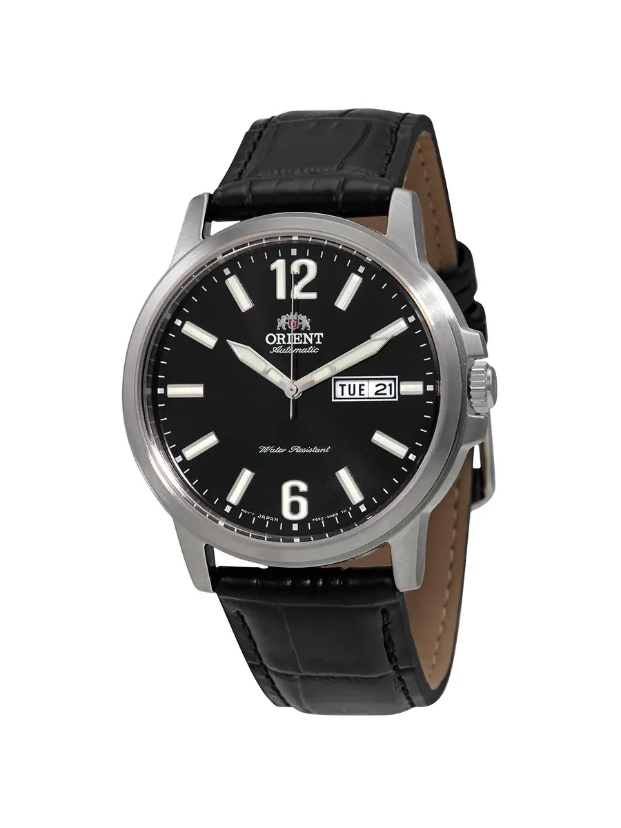 Мужские механические часы Orient Contemporary с черным циферблатом RA-AA0C04B19B